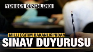 Milli Eğitim Bakanlığı'ndan sınav duyurusu!