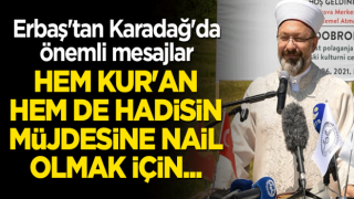 Diyanet İşleri Başkanı Erbaş, Karadağ’da