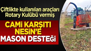 Cami karşıtı Nesin'e mason desteği