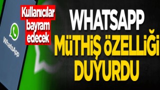 WhatsApp müthiş özelliği duyurdu! Kullanıcılar bayram edecek