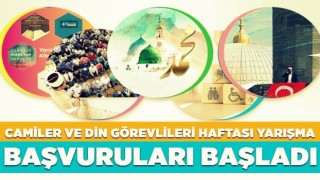 Camiler Ve Din Görevlileri Haftası yarışma başvuruları başladı