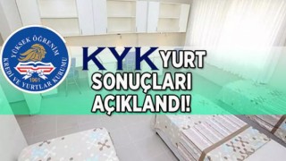 KYK yurt sonuçları açıklandı