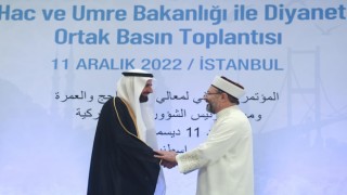 Başkan Erbaş, Hac ve Umre Bakanı İle Ortak Basın Toplantısı Düzenledi