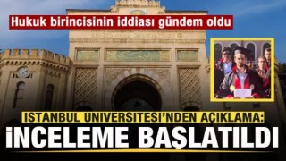 Hukuk birincisinin iddiası gündem oldu! Rektörlük inceleme başlattı