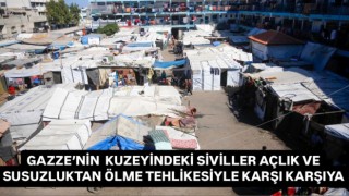 Gazze kuzeyindeki siviller açlık ve susuzluktan ölme tehlikesiyle karşı karşıya