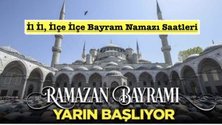 Ramazan Bayramı yarın başlıyor