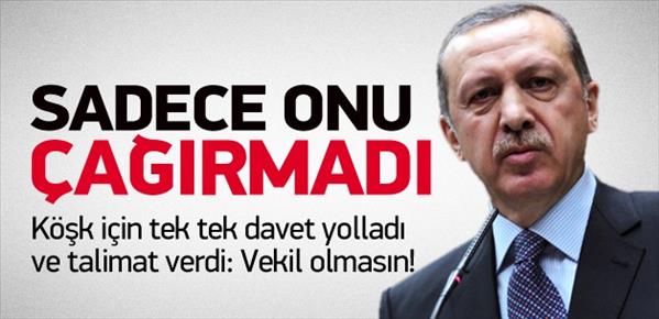 Erdoğan, Köşk zirvesi için bu isimleri çağırdı