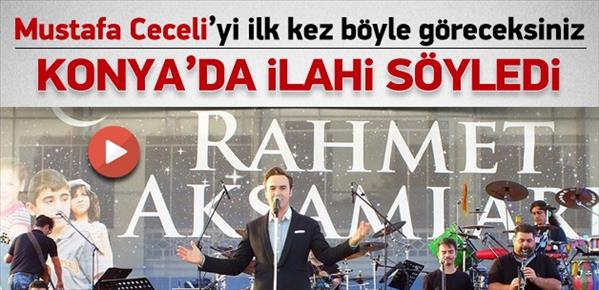 Mustafa Ceceli ilahi konseri verdi