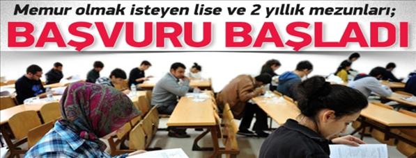 KPSS önlisans ve ortaöğretim başvuruları başladı