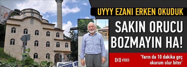 Ramazanın en ilginç oruç kazası: Sakın açmayın!