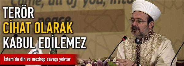 Görmez: Terör cihat olarak kabul edilemez