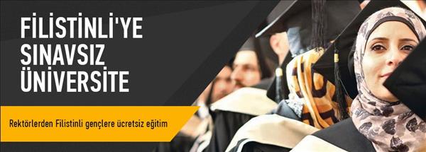 Filistinli gençlere ücretsiz eğitim