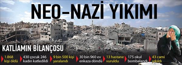 Yıktı katletti ve çekildi