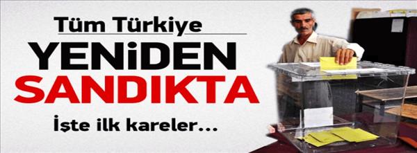 Oy verme işlemi başladı