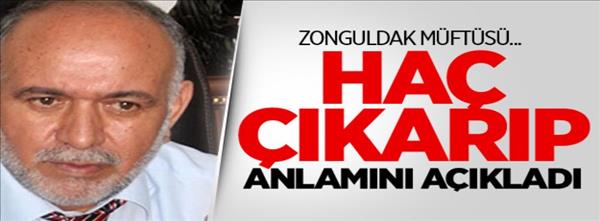 Zonguldak müftüsü istavroz çıkardı anlamını anlattı