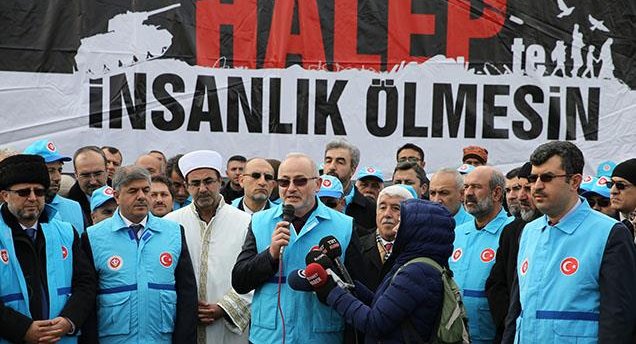 25 yardım tırı İdlib\'e dualarla uğurlandı