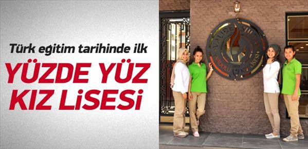 Eğitim gönüllüsü hanımefendiden kızlara özel lise