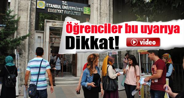 Üniversitelerde kayıt yoğunluğu başladı