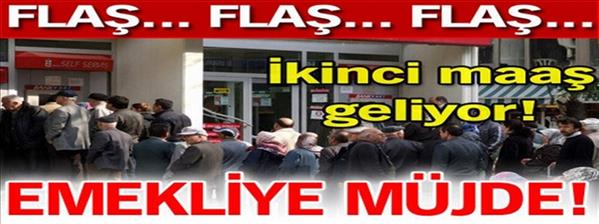 Emekliye ikinci maaş müjdesi!