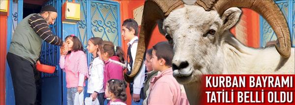 Kurban Bayramı tatili belli oldu