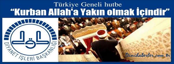03/10/2013 Tarihli okunacak Hutbe-Genel