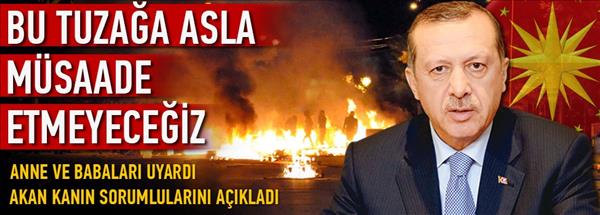 Erdoğan: Türkiye bu tuzağa müsaade etmeyecek