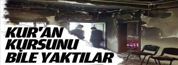 Kuran kursunu bile yaktılar