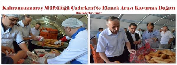 Müftülük 18 Bin Ekmek Arası Kavurma Dağıttı