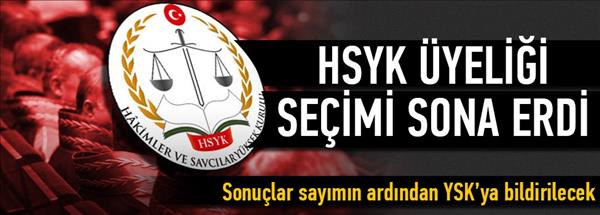 HSYK seçimlerinde ilk sonuçlar