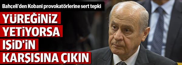 Bahçeli, Sıkıysa IŞİD in karşısına çıkın