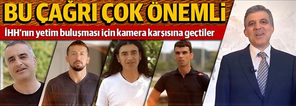 Ünlülerden yetimler için çağrı