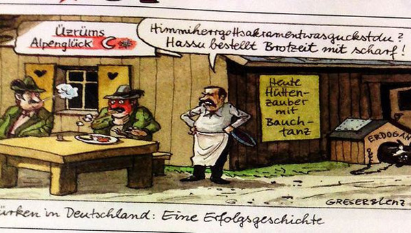 Almanya'da Erdoğan'a büyük saygısızlık