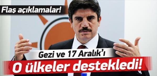 Gezi ve 17 Aralık ı o ülkeler destekledi