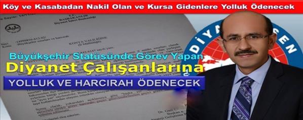 Köy ve Kasabadan Nakil Olan ve Kursa Gidenlere Yolluk Ödenecek
