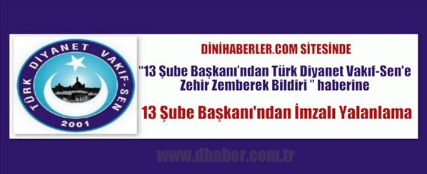Türk Diyanet Vakıf-Sen Emin Adımlarla Yürüyor