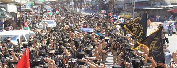 İslami Cihad'dan Gazze'de Gövde Gösterisi