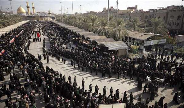 800 bin İranlı Kerbela anmaları için Irak ta