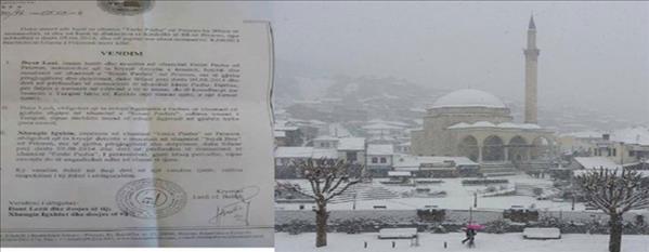 Kosova'daki Sinan Paşa Camii'nde Türkçe vaaz yasaklandı