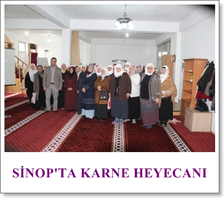 KUR’AN KURSLARINDA KARNE HEYECANI