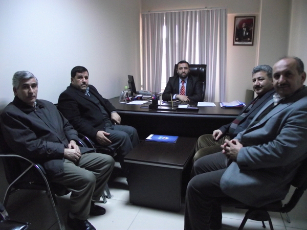 Din Gönüllülerinden Şube Müdürüne Hoş Geldin Ziyareti