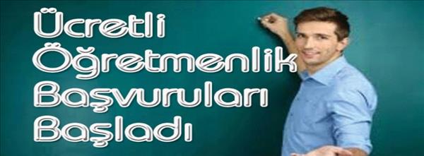 Öğretmenlik başvuruları başladı