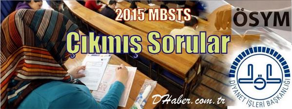 MBSTS Çıkmış Sorular 2015