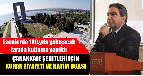 Esenlerde Şehitleri için Kuran Ziyafeti ve Hatim Duası