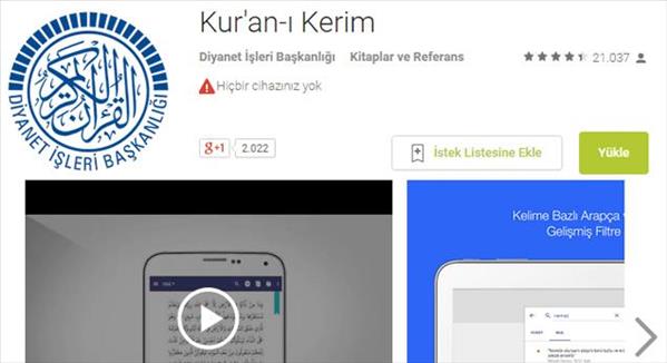 Kur’an-ı Kerim uygulaması güncellendi