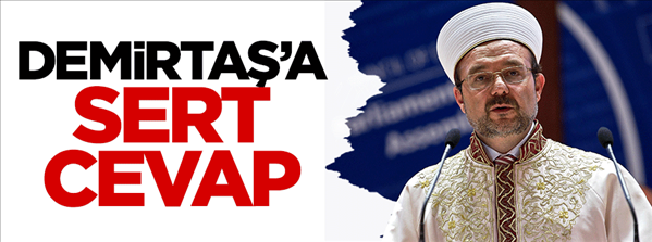 Görmez den Demirtaşa sert cevap