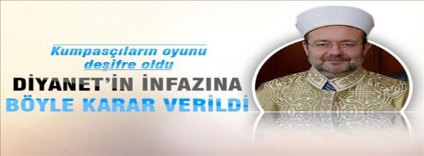 Diyanet i infaz emri nin perde arkası