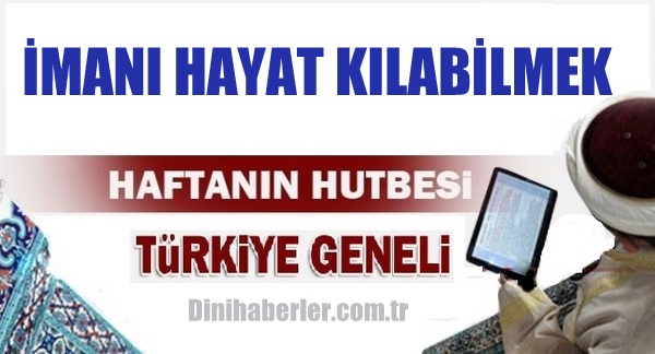 27.11.2015 Tarihli okunacak hutbe.. Turkiye Geneli