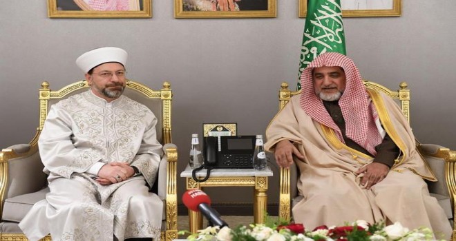 Diyanet İşleri Başkanı Erbaş Riyad’da