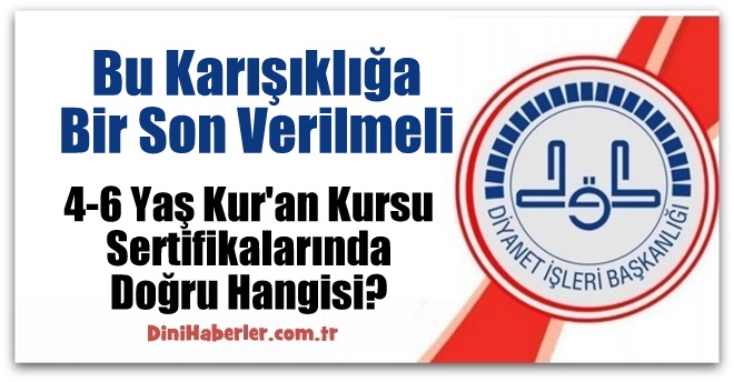 4 - 6 Yaş Sertifikalarında Doğru Ne ?