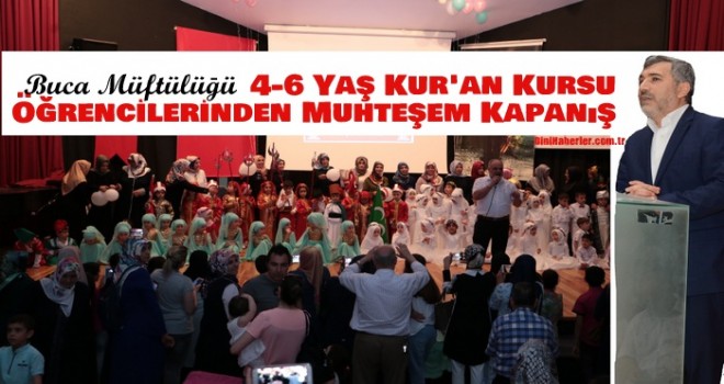 4-6 Yaş Kur'an Kursu Öğrencilerinden Muhteşem Kapanış